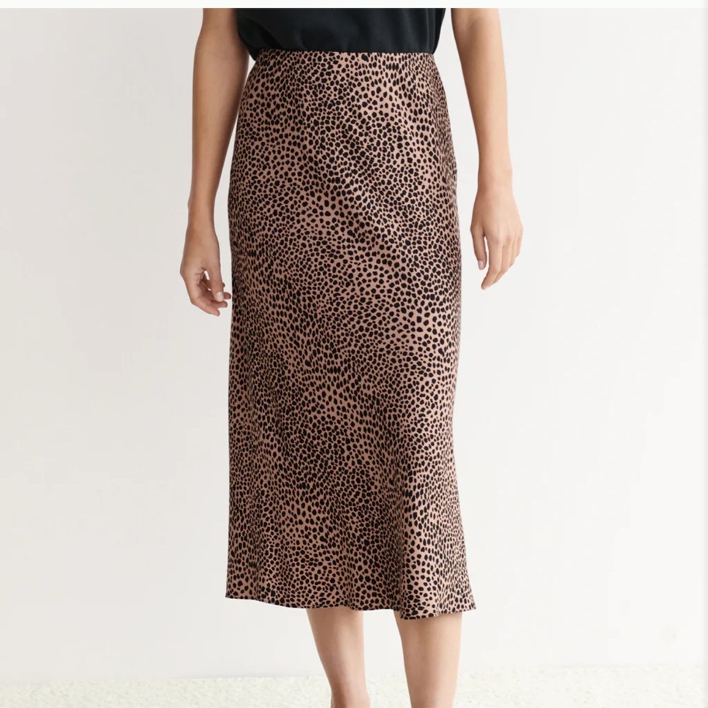 Jenni Kayne Cheetah Slip Skirt